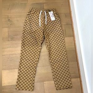 NEW Gucci Monogram Canvas Pants w/ Tags
